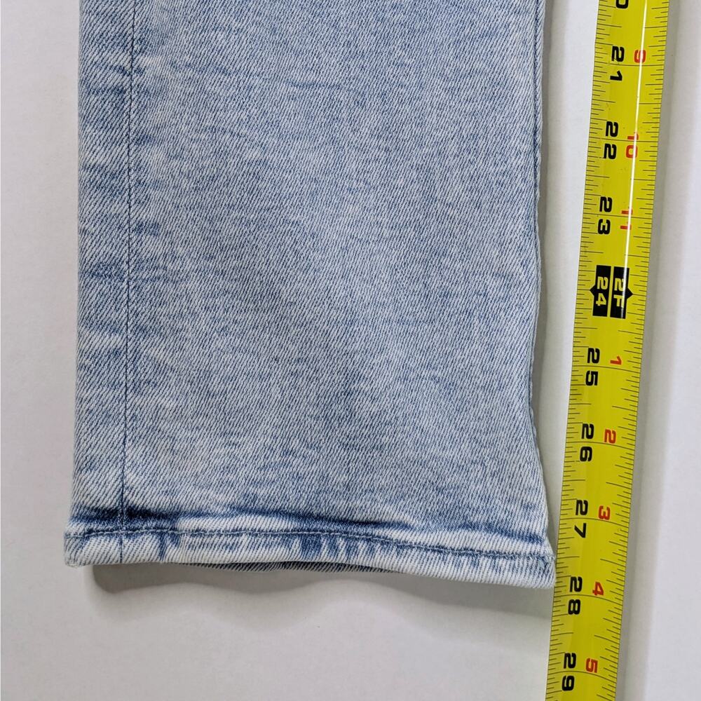 MOTHER Tomcat Flood Ankle Jeans 24 Big Hair Don't Care Blue Straight Leg - Picture 12 of 16
